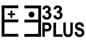 33 plus - logo
